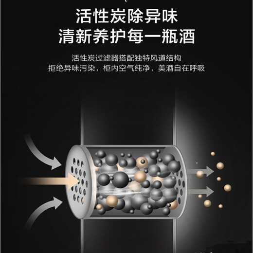 Haier (Haier) Haier (Haier) wine cabinet home vertical small living room office beverage tea wine refrigerated fresh cabinet transparent glass door wine cabinet丨JC-150WGHUD1丨 48 bottles