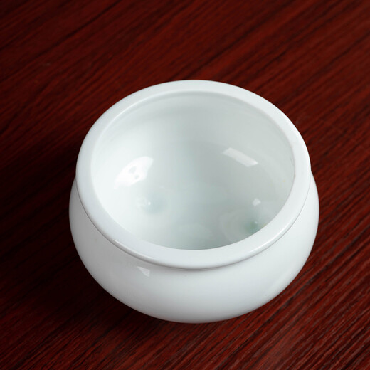 Ceramic incense burner for household Buddha, front line incense stick, incense for Buddha, incense burner, Buddhist temple, worship supplies, D18-05C three-legged incense burner, white porcelain, large size