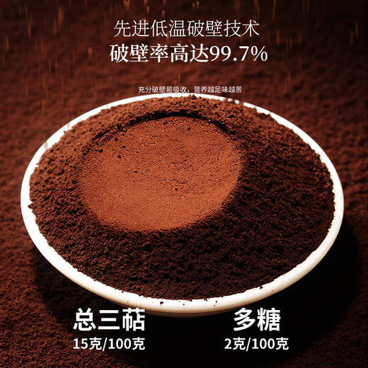 
Fudonghai Breaking Wall Ganoderma lucidum Spore Powder 100g [Gentian Ganoderma lucidum 15g] Tonic Enhance Immunity Gift Box [Enhance Immunity] Give parents a health gift (1 gram * 100 bags)