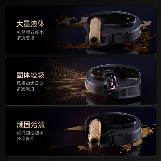 3I【政府补贴15%】智能扫地机器人H1+全能免装上下水活水洗地扫拖一体自动吸集尘