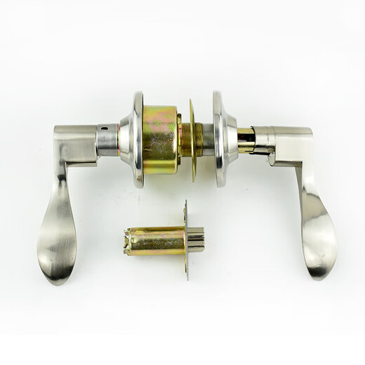 XMSJ room door lock indoor ball lock ball door lock round lock handle lock ball handle lock bedroom door lock wooden door lock center distance 60 tongue 35-50mm left inner key