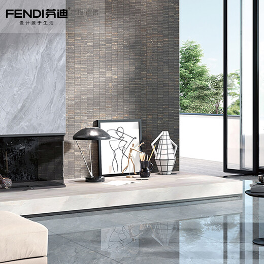 Fendi -Fliesen, Marmorfliesen, Wohnzimmer, Schlafzimmer, Esszimmerbodenfliesen 750*1500 mm Sarenna Grey Fd15786 Sarenna Gray