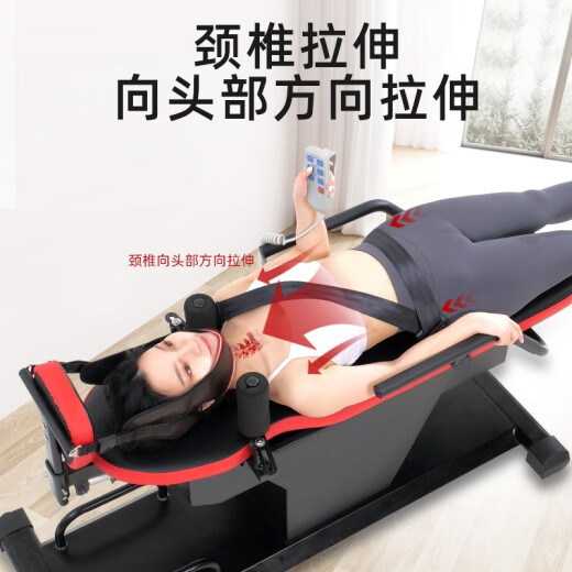 Deweinuo Deweinuo Elektrische Traktionsdehnungsartefakt invertierte Maschine Home Fitness Equipment Cervical Lumbal Disc Wechselrichter Multifunktionaler Gebärmutterhals Lumbalwirbel Stretch (kein Stromausfall