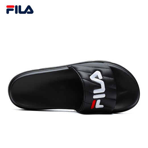 FILA 斐乐女鞋运动拖鞋夏季新款厚底沙滩鞋休闲鞋DRIFTER 黑-BK 36.5