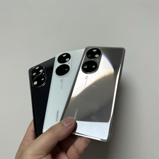 Suitable for Huawei p50pro back cover glass original p50 back shell disassembly p50e mobile phone battery cover original replacement p50pro obsidian black pure original disassembly 99 new seamless