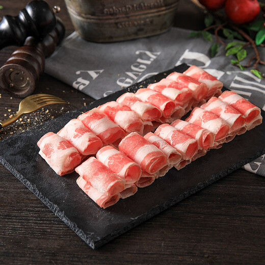 THOMAS FARMS Australian Grain Fed Angus Beef Roll Fatty Beef Roll 1Jin Jin is equal to 0.5kg/bag Beef BBQ Meat Hot Pot