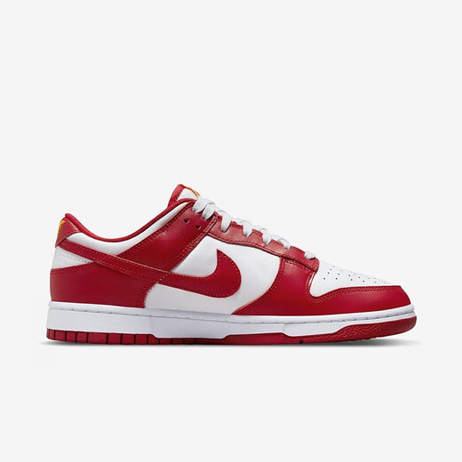 耐克（Nike）篮球鞋男鞋Air Jordan aj1板鞋2025夏季新款低帮透气休闲轻便运动 DD1391-602白红DunK 43