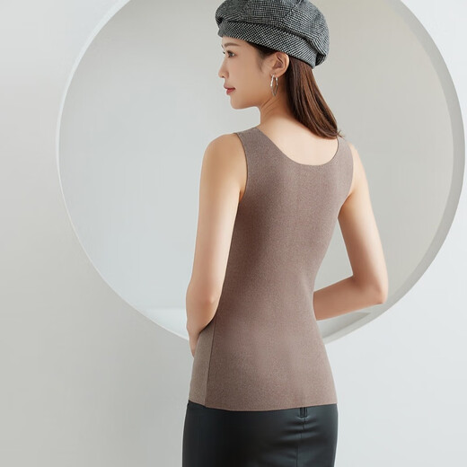 3893 Otoño e invierno Nuevo chaleco integrado de Top de terciopelo alemán sin usar ropa interior de montaña de montaña fija para el sujetador para mujeres negras 3xl (130-150jin [Jin iguala 0.5 kg]