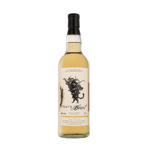 
Peat's Beast Unchillfitered Single Malt Whiskey 700ml Naked Bottle