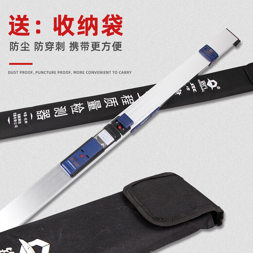 1 meter ruler pointer level ruler verticality measuring instrument high precision aluminum alloy engineering quality inspection ruler + 0 point 5 feeler gauge