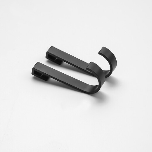 Xiaodeng bathroom kitchen bathroom s hook towel metal single hook removable hanging rod storage HFH black 5 pieces