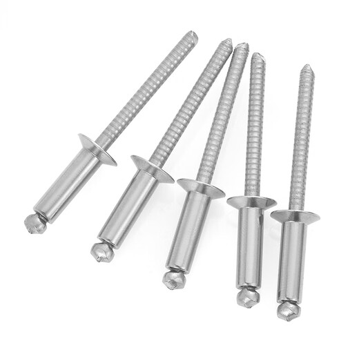Jinggong (JINGGONG) HZ all stainless steel countersunk head blind rivet 304/316 flat head rivet open rivet GB12617.4 5*10 (20 pieces)