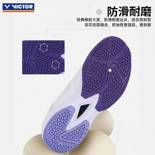 Victor Victor Badminton Schuhe P9200td Männlich und Frauen in den letzten Anti-Rutsch-Schuhen leichte und atmungsaktive Sportschuhe 9200TD Weiß und Blau/Am Schuhtasche + Socken 46 (300 mm)