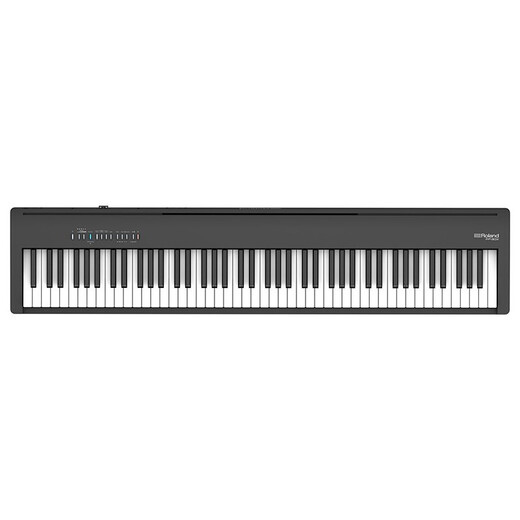 Roland Electric Piano FP-30x Home Anfänger Professionelle Untersuchungsleistung tragbarer 88-Key-Hammer-Tastatur Smart Electronic Piano FP30X Black + Stable U Rack + Single Pedal