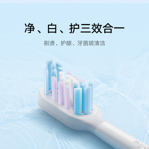 Mijia Xiaomi Sonic Electric Toothbrush Head (Full Effect Bright White Type) 2 Pack Black
