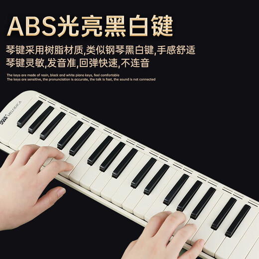 Jiade Rui JDR mouth organ 37-key obsidian black leather bag primary school students teaching classroom dedicated professional performance adult musical instrument