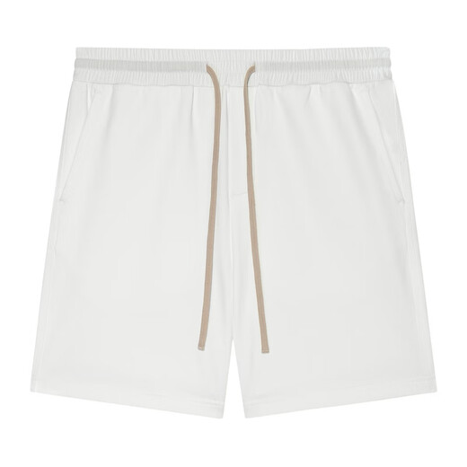 Schöner Reis guter Reisnadel -Shuttle -Spleißen 390g Kordel Straight Short Hoodie NGX12035 Weiß M.