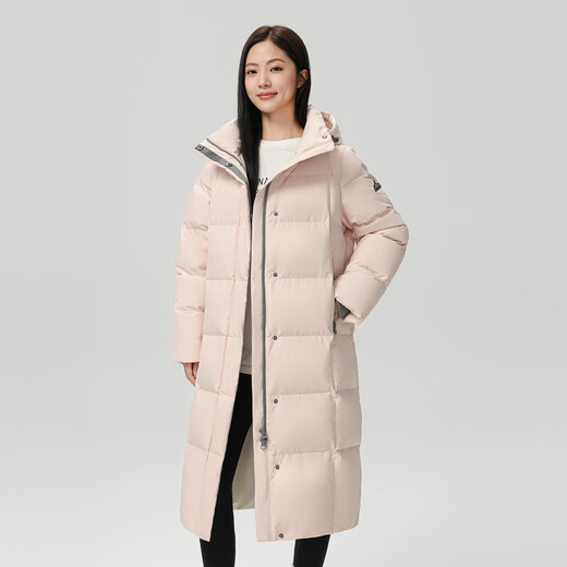 Fliegen im Schnee [Goosevelt] neue Mode und vielseitige große Taschen, große Long -Kapuzen -Frauen -Down -Jacke für Frauen, Bewa Powder 1695 M 165/88A