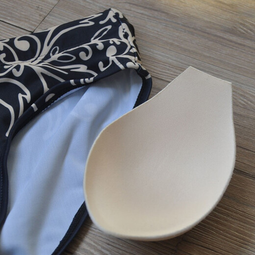 UXH Men's Swimwear Tight Fit Sexy Low Waist Briefs Ocean Park Surf Swimming Briefs Can Add Sponge Pad Black XL