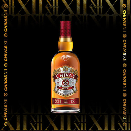 Chi Wah (Chivas) 12 years of Scottish Bad Terminal Wells 500ML Double Pingqi Rivers and Lakes Goodbye Box
