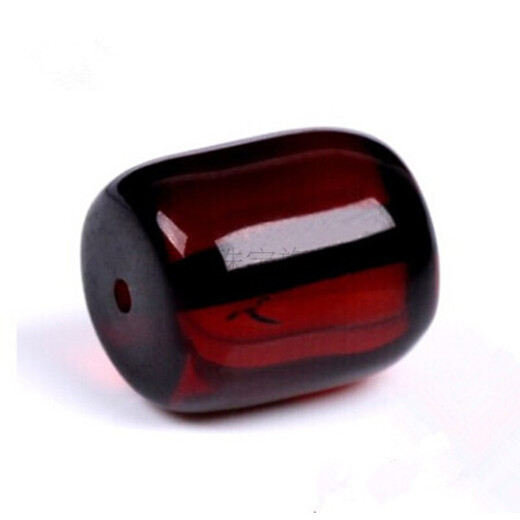 Dingfei beeswax beads loose beads single blood amber bucket beads with bead bracelet men and women raw stone single bead accessories 6mm*8mm single