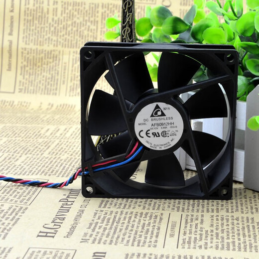 
Delta (DELTA) Delta 9225 fan 92*92*25 AFB0912HH 12V 0.4A Bearing fan Two-wire 2.54 interface