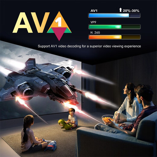 AIRWORLD X96X10 电视盒子双杜比S928X-J机顶盒8K硬盘播放器无线千兆WIFI6 8G 64G 蓝牙遥控器