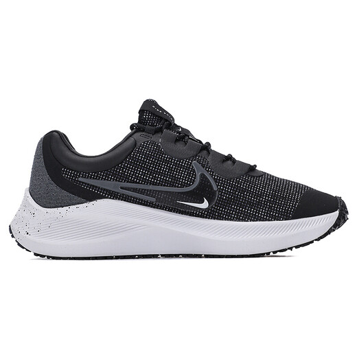 Nike (NIKE) 2025 summer running shoes men's shoes new ZOOM sports shoes cushioning breathable casual and fashionable light sports shoes DC3727-001 black gray 42.5