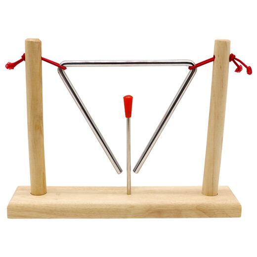 Xingbeixiang Triangle Iron Musical Instrument pour enfants Élèves de l'école primaire Kindergarten Professional Percussion Instrument Orf Triangle Bell Triangle Triangle Fer 5 pouces (longueur latérale 12,5 cm)