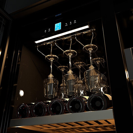 BAIKAILUN thin red wine cabinet constant temperature wine cabinet embedded household wine beverage tea thermostatic cabinet commercial display refrigerator air-cooled frost-free 2.0 meters single temperature ~ (full display model) 180 bottles thin section