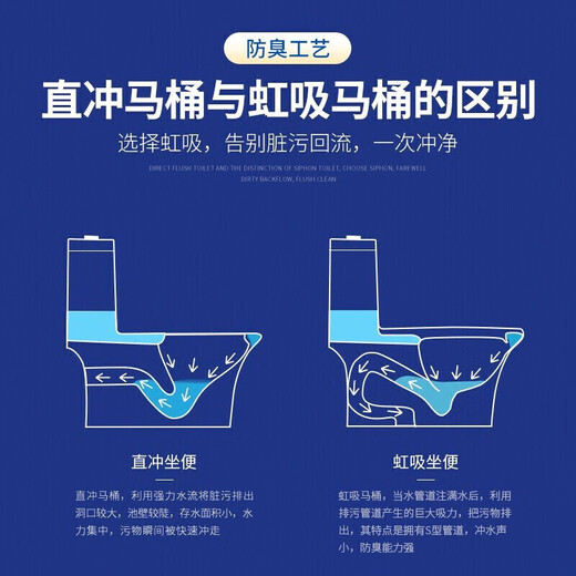 Yixin toilet water-saving anti-odor whirlpool siphon type high-impact one-piece seated toilet slow-down small apartment toilet luxury style whirlpool siphon type 300 pit distance