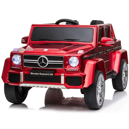 
Xingchenhao Mercedes-Benz children's electric vehicle four-wheel drive four-wheel remote control children's toy car can be used as off-road vehicle painted black four-wheel drive + super-power battery + leather seat soft wheel