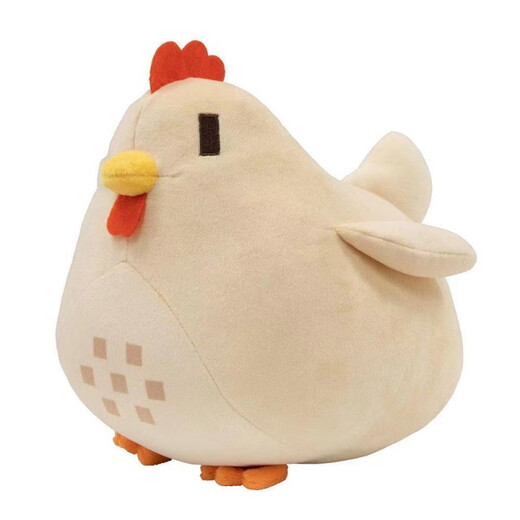 星露谷物语周边抱枕StardewValley动漫毛绒玩具公仔 20CM(棕色) 20CM(棕色)小鸡 小鸡