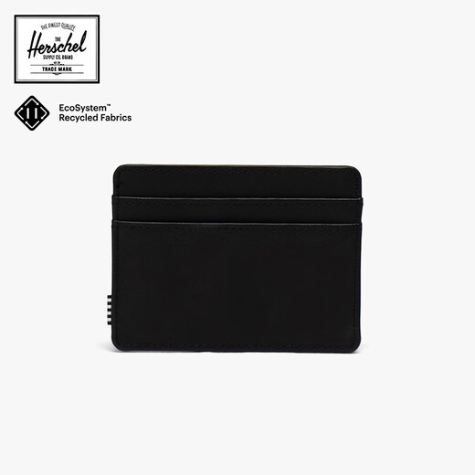 Herschel Canadian Hexing Rainproof Series Charlie Universal Card Bag Coin Wallet Classic Black