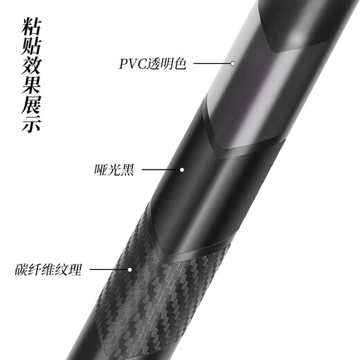 
LeBYCLE mountain road bicycle sticker rhino leather frame carbon fiber protective film front fork sticker modification decoration sticker PVC transparent [buy 2 get 1 free]