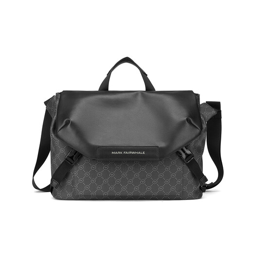 Mark Huafei men's crossbody bag shoulder bag 14-inch computer tablet bag simple messenger backpack large capacity commuter bag shoulder bag