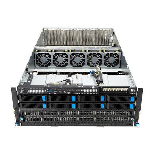 ASUS Dual-Way Xiaolong-Prozessor 8 CARD 4090GPU Server Deepseek Local Deployment/Big Model Argument 4U Rack Server Host Esc8000a-E12 Dual-Way 9754 2.25G 256 Cores/32G/1T RTX5880 ADA