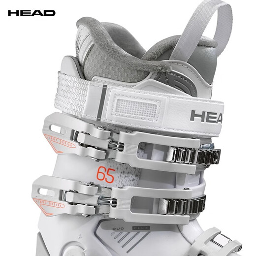 HEAD海德女双板滑雪鞋宽版鞋楦新手入门全地形滑雪鞋EDGE刀锋 LYT 65W 白色/灰色 39