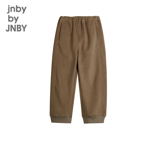 Jnby by JNBY parent-child clothing Jiangnan Buyi children's clothing winter trousers warm and washable for boys and girls 1N0E10130 216 wax pink camel 110 cm
