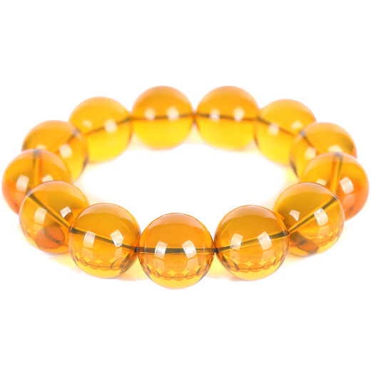 Dream Elements MENGYUANSU17mm Full Rare Mexican 6A Water Purified No Impurities Uncracked High Blue Amber Bracelet Bracelet