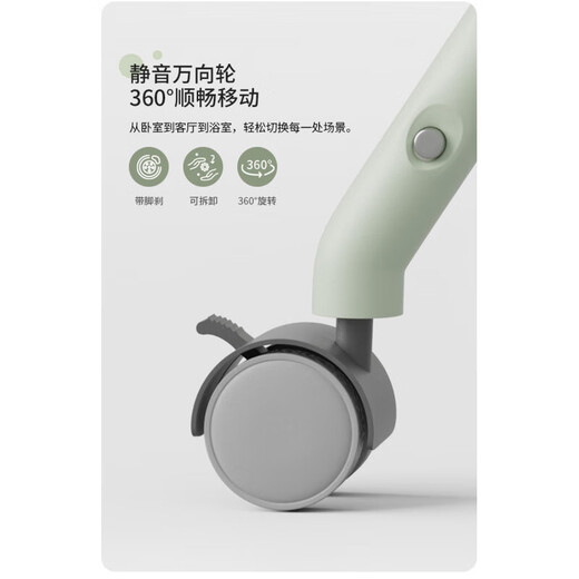 VALDERA尿布台婴儿护理台多功能可折叠新生宝宝换尿布洗澡抚触台 莫兰迪绿-升降款[三档调节+万向 其他组装支架结构