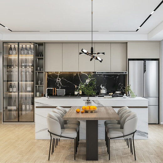 Magmag whole house customized package flat door bedroom cloakroom dressing table storage cabinet integrated wardrobe customization