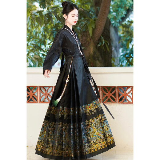 Le nouveau style chinois de Wen Yingyan a amélioré les manches d'avion brodées adultes pour femmes adultes à manne à manne à manche à manchet à manchet à manche tissée à la jupe Cuifeng complète 9710 Jupe en or rouge 2xl