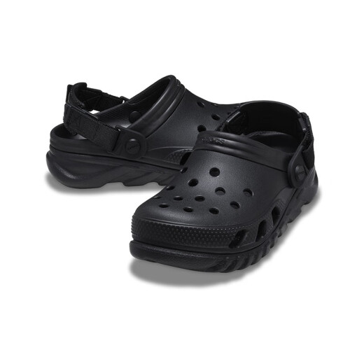 crocs卡骆驰蜗轮洞洞鞋男女同款户外休闲鞋|208776 黑色-001 41 /42(260mm)