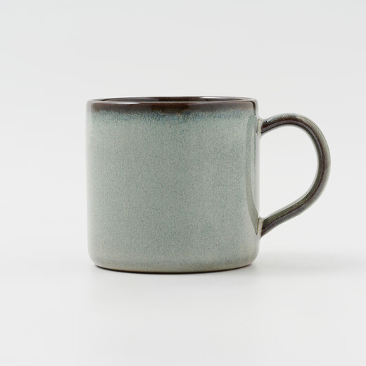 MUJI Kiln Glaze Mug Water Cup Coffee Cup Household Gray