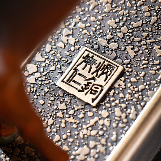 Zhu Bingren Copper Famous Sheep Sihai Bronze Sheep Living Room Study Ornament Home Gift Color Bronze Sculpture Brass Animal Sculpture Gift Famous Sheep Sihai Large