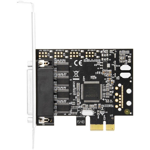 Capricorn desktop PCIE to four serial port RS232 expansion card industrial control 4 port RS232 adapter card 9904 chip com card one-to-tour four wire MC2339