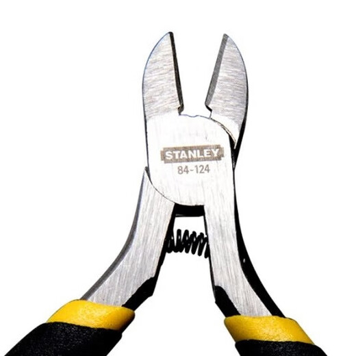 Stanley (STANLEY) black handle mini diagonal pliers small diagonal pliers offset pliers diagonal pliers 4 inches 84-124-23