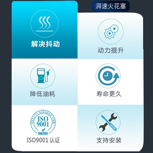 湃速宝马1系3系5系7系X1/X3/X4/X5/X6专用双铱金火花塞原厂适配9930