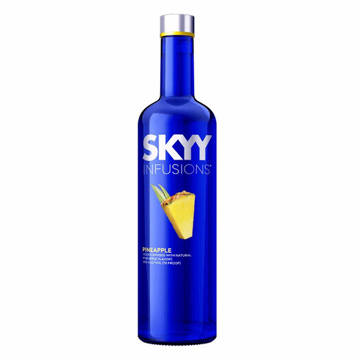 麦其克深蓝伏特加  蓝天果味伏特加 鸡尾酒基酒 调酒果酒 原瓶进口洋酒 深蓝伏特加菠萝味1瓶